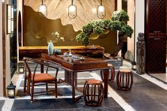 新中式家具|酒店電動(dòng)餐桌，低調(diào)奢華的享受
